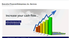 Desktop Screenshot of executivefinancialenterprises.org