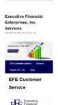 Mobile Screenshot of executivefinancialenterprises.org